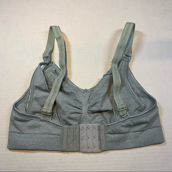 Small Light grey nursing bra w extender - Picture 2 of 13